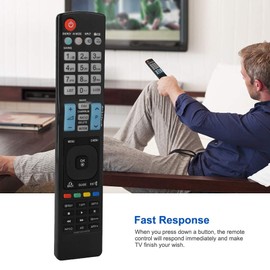 Ideal Remote Control for LG Digital TV, TV Remote Control AKB72914208 / AKB-72914202 with Learning Function