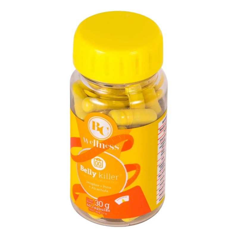 Gel Belly Killer 240 Grs Y Belly Killer 60 Cápsulas
