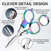 2 Pcs Badge Scissors for Nurses Mini, Foldable Nurse Scissors