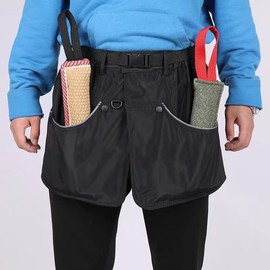 suweisua Dog Trainer Vest for Men Women with Big and Deep Pockets, Pet Handler Waist Treat Pouch Apron Design of Functionality for Holding Dog Stug Toy, Training Dummies, Rope (Medium)