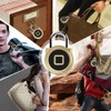 Gym Locker Padlock eLinkSmart Fingerprint Padlock with 1000+ App User