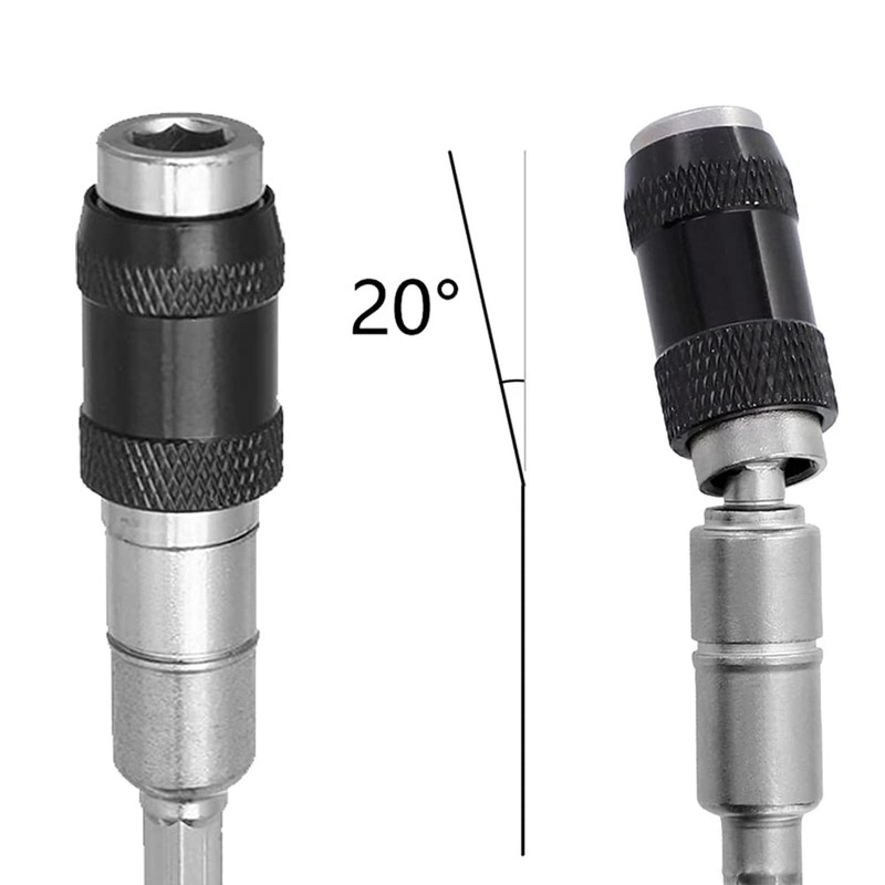 Gasea 3 Packs Magnetic Rotary Screw Drill Tip, 1/4 inch
