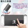 Elnicec Switch OLED Cover, Clear Cover, TPU Joy-Con (L)/(R) Cover,
