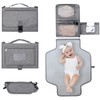 Bebamour Portable Changing Pad with Wiping Bag Travel Baby Changing