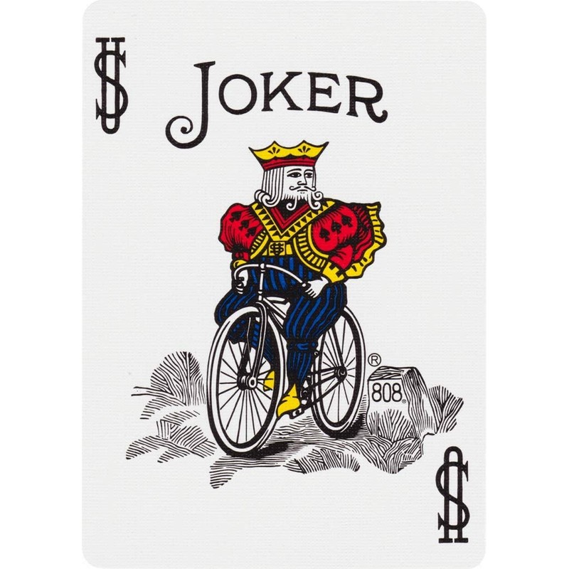 Bicycle Rider Back Gold Deck