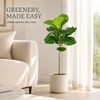 Artificial Ficus Tree Branch, 27.55 in Fake Green Plant Decor