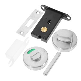 Uonlytech Red and Green Indicator Lock Bathroom Door Signs Rv Door Lock Keyless Door Knob Bathroom Privacy Lever Lock Occupied Deadbolt Restaurants Restroom Door Lock Toilet Lock Bolt Lock