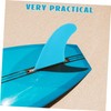 SUPVOX Tail Fin Set Surfboard Paddleboard Accessory Replacement Fin Part
