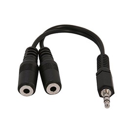 iMBAPrice 6" Stereo Headphone Splitter - 3.5 mm Male to 2X 3.5mm Female Cable