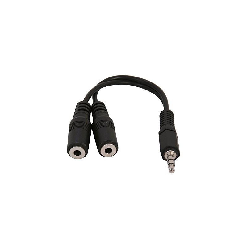 iMBAPrice 6" Stereo Headphone Splitter - 3.5 mm Male to