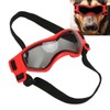 Dog Goggles Soft Silicone Frame Adjustable Dog UV Protection Sunglasses