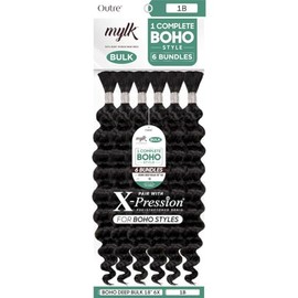 Outre Human Hair Mylk Boho Deep Bulk 18" 6X (COPPER)