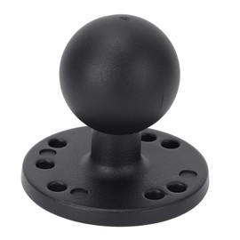 1.5 Inch Ball Mount, 1.5 Inch Ball Mount with Round AMPS Perforated Plate Made of Aluminium Alloy for RAM Mounts C Ball Double Base Arm