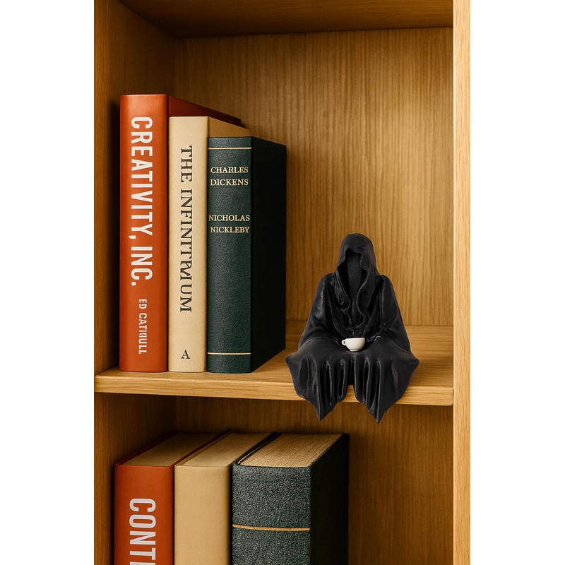 Grim Reaper Witch Statue Bookshelf Decor – Suriel Horror Figurine