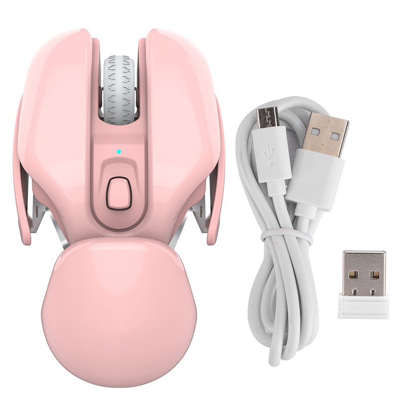 HXSJ Wireless Mouse 2.4Ghz 4 Button Rechargeable Photoelectric 1600Dpi Silent