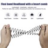 Fcliqzod888 2Pcs pinza para el cabello, diadema peine para el