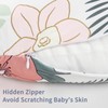 HNHUAMING Nursing Pillow Cover for Baby Girls Boys, Breastfeeding Pillow
