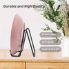 Mocoosy 4 Inch Plate Stands for Display - Black Iron