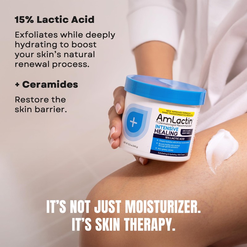 AmLactin Intensive Healing - Therapeutic Body Cream for Extremely Dry