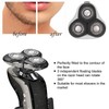 Replacement Electric Shaving Head 360° Floating Double Shaving Rings Head
