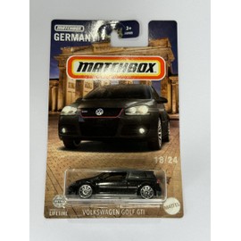 2024 Matchbox Best of Germany Series Volkswagen Golf GTI Black 18/24 (Long Card) HVV34
