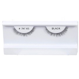 10 Pairs 100% Human Hair False Eyelashes Natural Black # 747XS