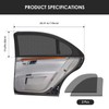 2 Pack Car Window Shades For Baby, UV Protection Sun