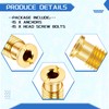 Zonon 15 Pack Pool Cover Brass Anchor Universal Size Fits