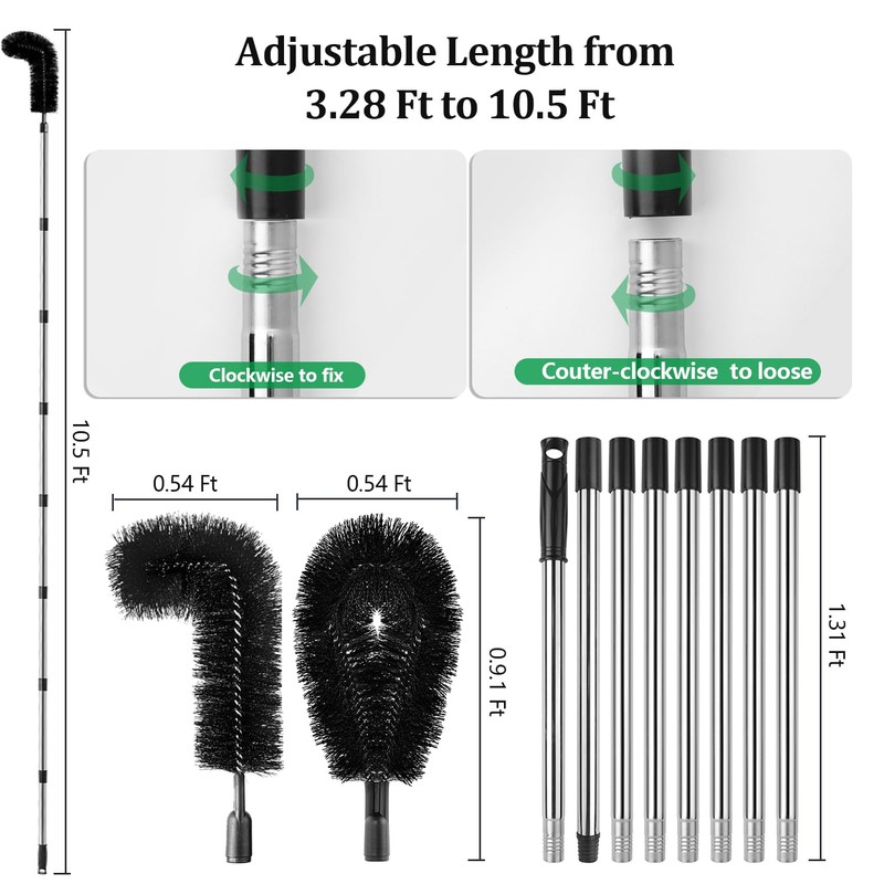 Gutter Cleaning Tools from The Ground, RV Rain Gutter Cleaning