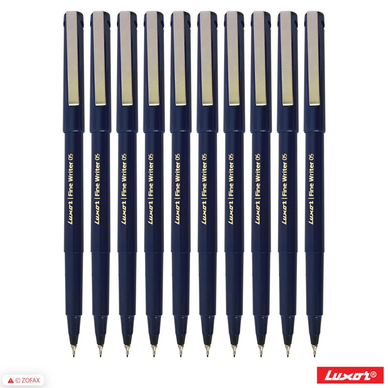 Write05 Fineliner Pens, VIOLET, 0.5mm Ultra Fine Tip, Pack of