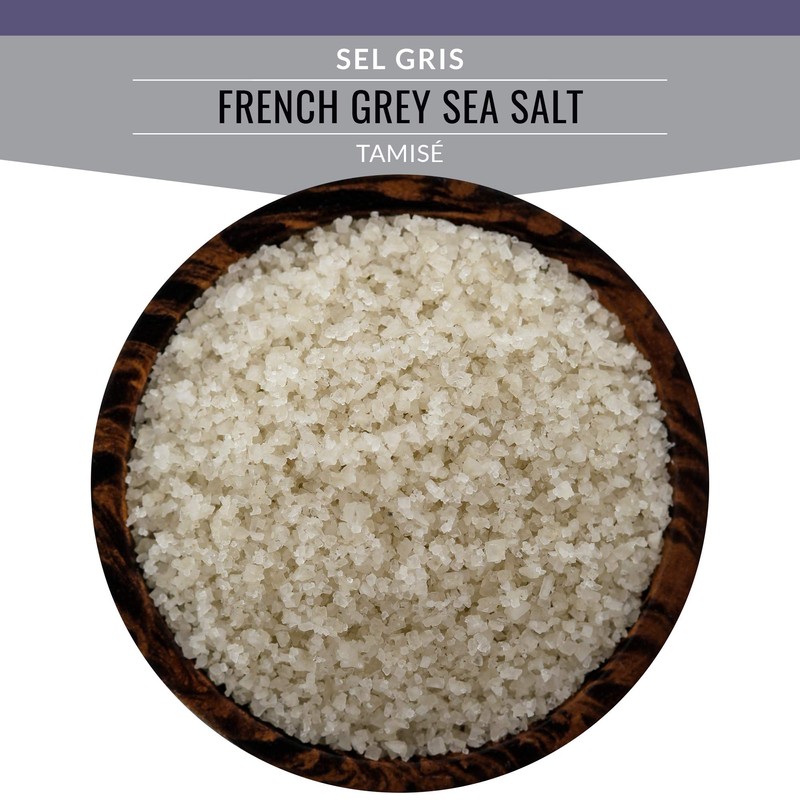 SaltWorks Sel Gris, French Grey Sea Salt, 16 Ounce
