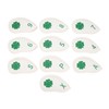 10 PCS Golf Club Head Covers Four Leaf Clover Pattern