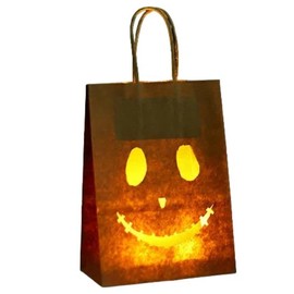 【2025年NEWスタイル】ハロウィン 飾り ライト ハロウィン 袋 手提げ袋 再利用可能 雰囲気の装飾小道具 家庭用 店舗 飾り雰囲気満点 イベント用品(A)