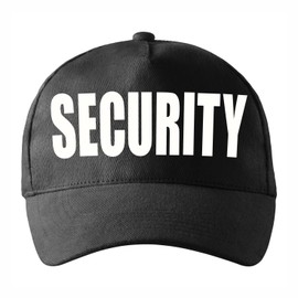 lepni.me Hat for Adults Security Uniform for Crew Event Employee Party Bar Club Work Wear for Bodyguard, Black-multicoloured
