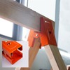2PCS Saw Horse Bracket Cold Rolled Steel Mechanical Sawhorse Brackets