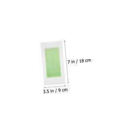 FOMIYES Double Side Hair Removal Paper Strips 20pcs Leg Hand Wax Strips Non-woven Depilatory Paper for Smooth Skin