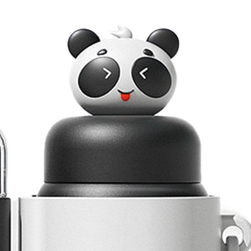 Straw Water Bottle Large Capacity Leakproof Cute Portable Dual Drink