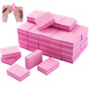 50pcs Mini Nail Buffer Blocks - 100/180 Grit Dual-Sided Sponge