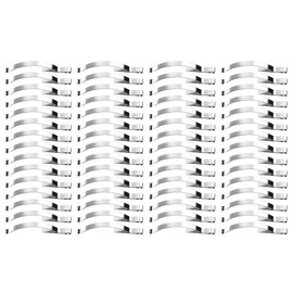 POFET 60PCS Window Screen Sprinig Clip Corner Mount Flat Window Spring Stainless Steel Window Screen Clips Prevent Screen Windows Shaking