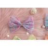 Summer Crystal Starry Tulle Bow Alligator Hair Clip for Girls