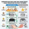 ZQZXD 2 Pack Fireproof Money Bag (7.8" x 5.1") |