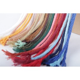 NOANTA Dark Coffee Macrame Cord 2mm x 220yards, Colored Macrame Rope, Cotton Rope Macrame Yarn, Colorful Cotton Craft Cord for Wall Hanging, Plant Hangers, Crafts, Knitting