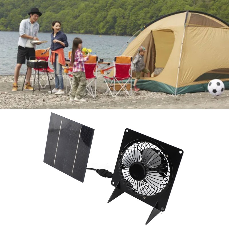 Solar Panel Fan Mini USB Outdoor Portable Cooling Fan Desktop