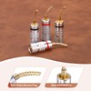 MECCANIXITY 10 Pcs Flex Pin Banana Plugs, 8.5mm (5/16") Banana