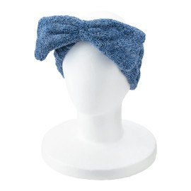 Ribuhahato Hair Band, Nyusoku Towel, Navy, Quick Drying, Antibacterial, Odor Resistant, 93303-63, Body: W 3.1 x D 9.1 inches (8 x 23 cm), Exterior: W 3.9 x D 9.1 x H 1.4 inches (10 x 23 x 3.5 cm)