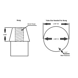 RED PIRANHA Chromoly 5/8 x 5/8-18 Chromoly Panhard Bar Kit .120 Bungs Heim Jam Nuts