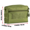 bvya Molle Pouch - Tactical Compact Water-Resistant EDC Admin Pouch