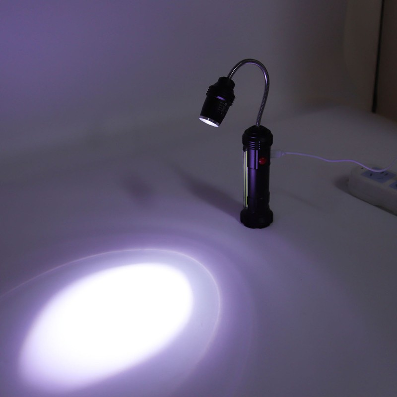 Magnetic Barbecue Grill Lights with Side Lamp Zoomable Water and