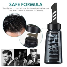 【Malaysia Ready Stock】Men Styling Hair Gel Comb MURAH Rambut lelaki dengan Sikat Firm Hold Original CHUNHU 280ml pomade 2-in-1 Men Hair Styling Gel with Comb baoshi gel