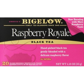 Bigelow Tea Raspberry Royale 20 Bags (Pack of 4)